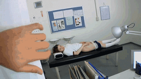 【オナニーハプニングGIF画像】妹の部屋が騒がしいんで覗いた結果ｗｗｗｗオナニーしてたでござるｗｗｗｗ その9