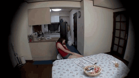 【オナニーハプニングGIF画像】妹の部屋が騒がしいんで覗いた結果ｗｗｗｗオナニーしてたでござるｗｗｗｗ その10