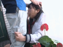 媚薬を塗りたくったチンポを喉奥にぶち込むイラマチオ…危険なほどぶっ飛ぶキメセクGIF画像